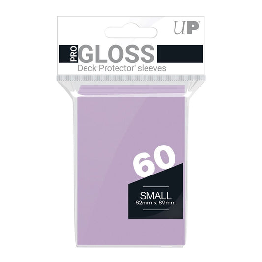Ultra PRO gloss lilac small size deck protector sleeves, pack of 60 for small card games