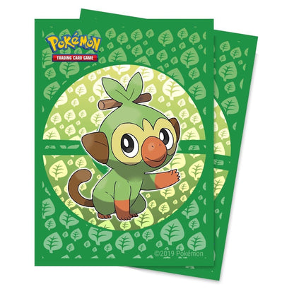 Ultra PRO Pokémon Grookey deck protector sleeves, 65-count pack shown front-on