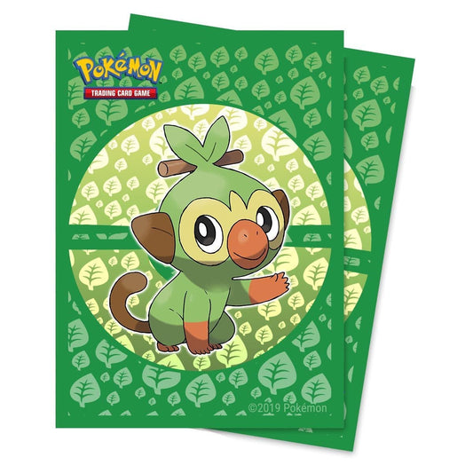 Ultra PRO Pokémon Grookey deck protector sleeves, 65-count pack shown front-on