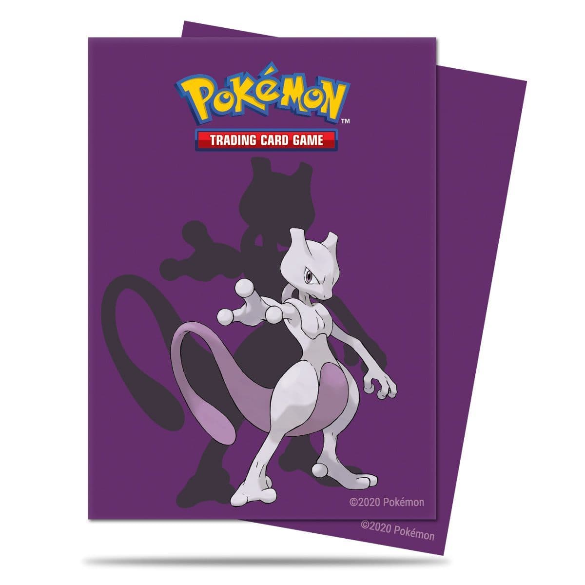 Ultra PRO Pokémon Mewtwo deck protector card sleeves, pack of 65 shown front-on