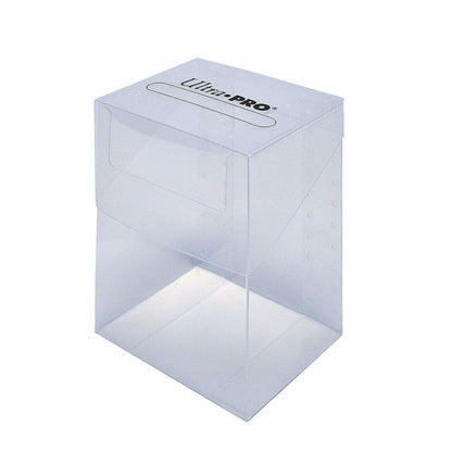 Ultra PRO toploader storage box for storing and archiving trading cards, packaging shown in closer detail