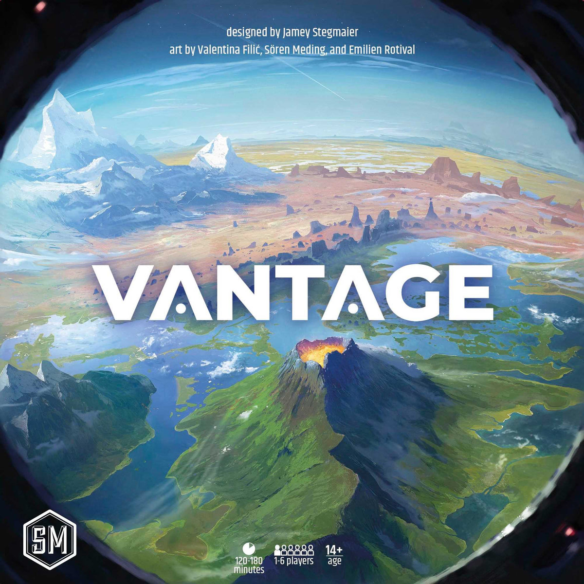 Vantage co-operative adventure board game box from Stonemaier Games